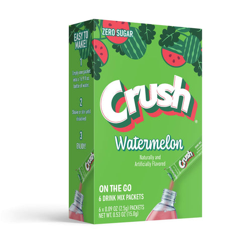 (Watermleon, 72 Crush- Powder Drink Mix - Sugar Free & Delicious Sticks)