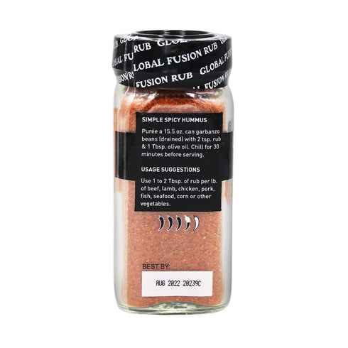 2 (Pack 3) The Spice Hunter Global Fusion Rub Spicy Garlic Ounce