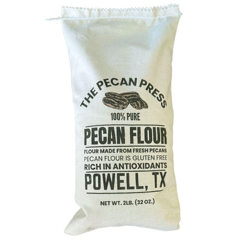 The Pecan Press 100% Pure Pecan Flour 2LB Bag, Gluten-Free, All-Natural, Finely Ground for Baking