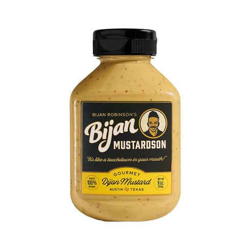 Bijan Mustardson Gourmet Dijon Mustard, Bold & Smooth 9 oz Premium Spicy