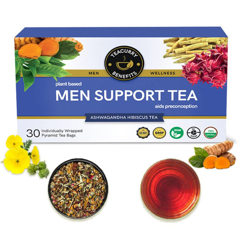 Teacurry Men Fertility Tea (1 Month Pack, 30 Tea Bags) - Fertility
