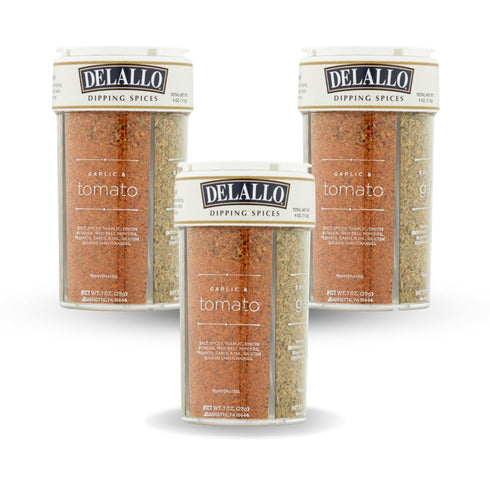 DeLallo Italian Seasoning Shaker, 4 oz Container, (3 Pack), with Garlic, Pepper