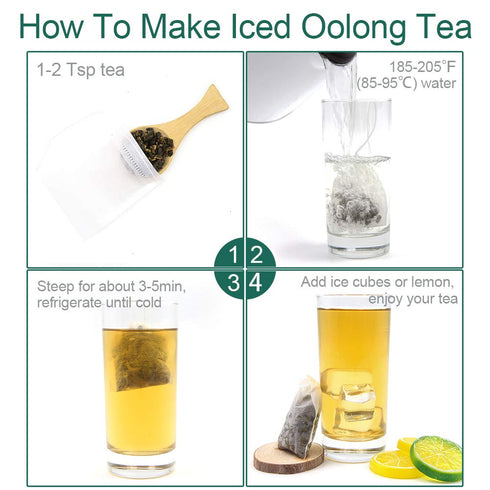 FullChea Milk Oolong Tea - Loose Leaf - Naturally Milky & Silky Taiwan High Mountain Jin Xuan, 4oz
