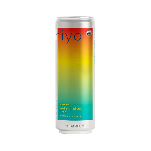 Hiyo Organic Social Tonic - Watermelon Lime, 12 FZ - N.A. Functional