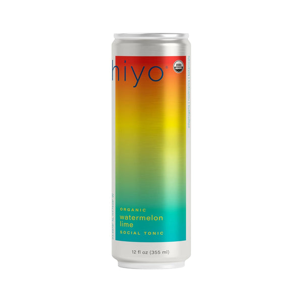 Hiyo Organic Social Tonic - Watermelon Lime, 12 FZ - N.A. Functional