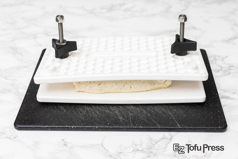 EZ Tofu Press- Best Tofu Press for Firm and Extra Firm Tofu | Easily Remove Water for Flavorful and Dense Tofu | Made