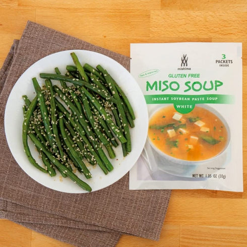 1.05-Ounce Packets (Pack 12) Mishima Instant Soup Mix, White Miso