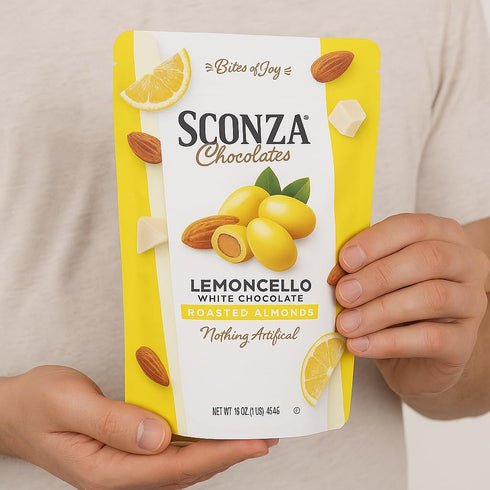 Sconza 16 oz. Lemoncello Almonds