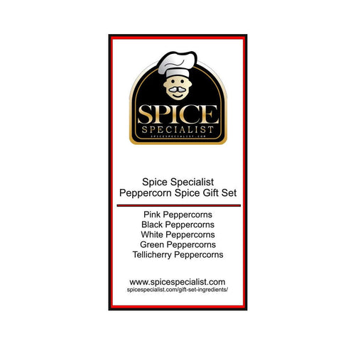 Chef Cherie Sets 5 Set PEPPERCORN Kit - KOSHER - Seasoning Spice Gift - Spice