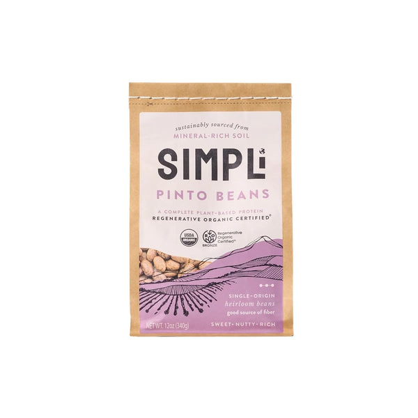 SIMPLI Organic Pinto Beans, 12 OZ