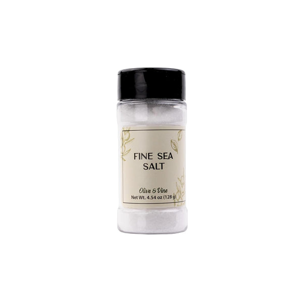 Olive & Vine Fine Sea Salt, Subtle Salinity, Seasoning for Grilled Vegetables,