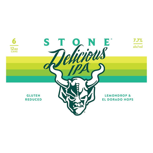 Stone Brewing Delicious Ipa, 7.7 % Abv, 12 Fl Oz, Green, 354.88