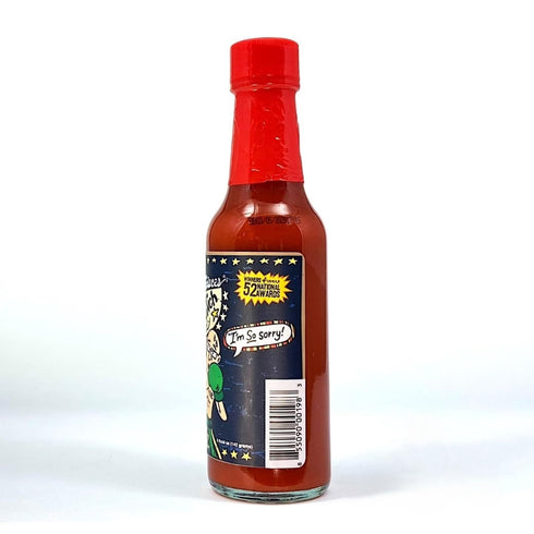 5 oz, 9, Torchbearer Sauces Sucker Punch Super Hot Sauce - Heat Level Carolina Reaper & Ghost Pepper Hot Sauce