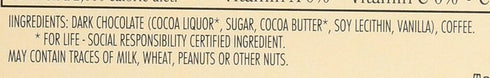 3.2 oz. Chocolove - Dark Chocolate Bar Coffee Crunch