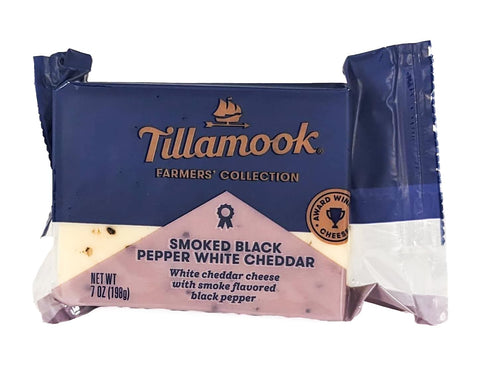 Generic 7 oz (Pack 4) Smoked Black Pepper White Cheddar Cheese