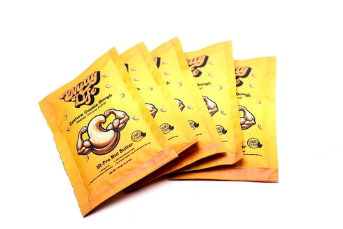 A Nutty Life 12-Pack 6g Cashew Cookie Dough | Protein, Clean Ingredients, Low Sugar Snack for Kids & Adults | Vegan