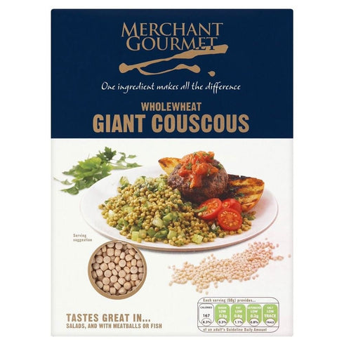 Merchant Gourmet Wholewheat Giant Couscous (300g) - Pack of 2