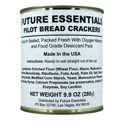 30-Year #2.5 12 Pack 1 Future Essentials Sailor Pilot Bread Survival Crackers Shelf Life Ready to Eat Hardtack Biscuits