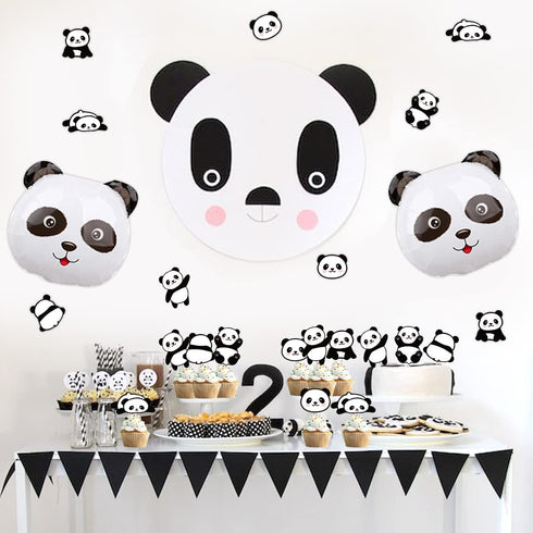 Panda Cupcake Toppers Picks, 24pcs - Birthday & Baby Shower Party Supplies