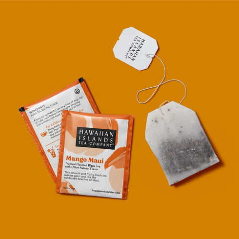 Hawaiian Islands Tea Company Mango Maui Black Tea, All Natural - 20 Teabags