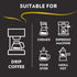 8 oz 2 Lavazza medium_roast, Ground Coffee - Caffe Espresso - - pk