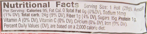 Joray .75-Ounce (Pack 48) Fruit Roll, Apricot, Units