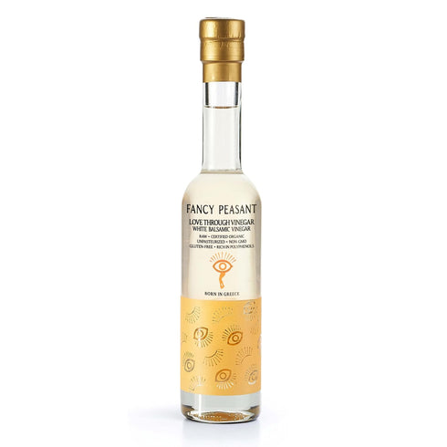 Fancy Peasant White Balsamic Vinegar, 200ML Organic White Vinegar for Cooking, Traditional