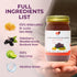 90 (16 oz.) Healthy Herbs Sea Moss Gel (Elderberry) Wildcrafted from Jamaican St Lucia Gold Seamoss | Wild-Harvested