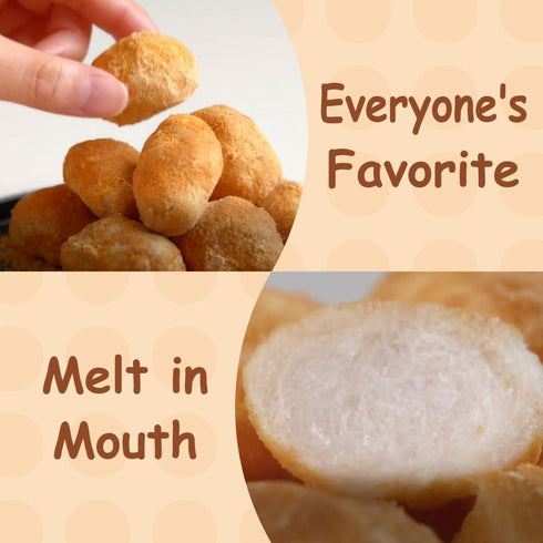 Visit the Store 100% (3 pack, Rice Puff Snack Funwari Meijin Light & Melting Sweet Soybean Powder Kinako Flavored Rice