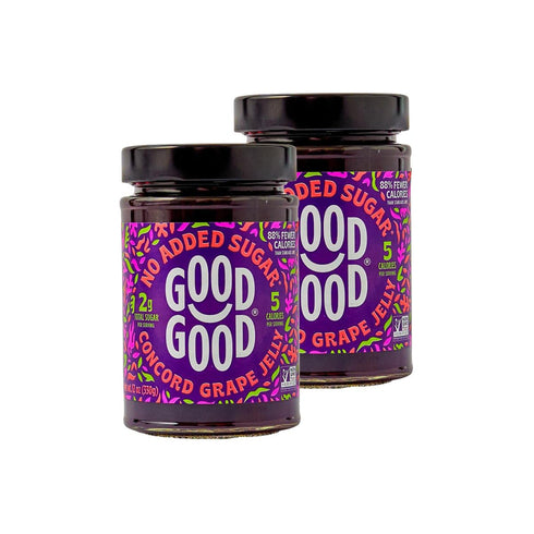 GOOD GOOD Concord Grape Jam - No Added Sugar - Low Calorie