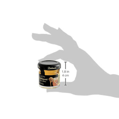 Movelo 1.1 oz (Pack 16) 100% Pure Honey Mini Jars Each of Natural Honey Individual Glass Jars for Tea, Breakfast