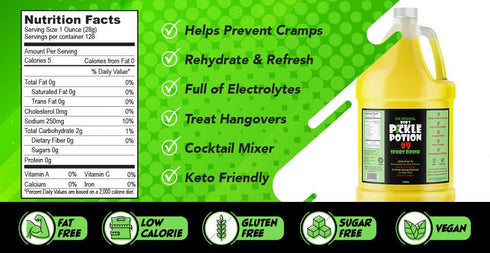 #9 Bob's Pickle Potion Dill Juice - Sports Drink (Gallon)