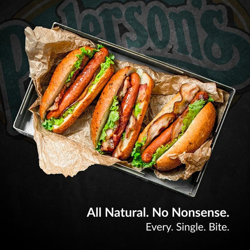 (5 Pack, 12 Pederson's Natural Farms Grass Fed Beef Hot Dogs ounces each)