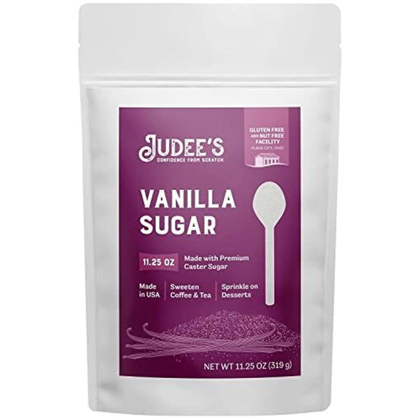 Judee's Vanilla Sugar 11.25 oz - Made with Premium Caster Sugar -