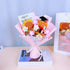 Generic Set,Graduation 2026 Graduation Bear Crochet Flower Bouquet Gifts,Class of Grad Sunflower Bouquets with Greeting
