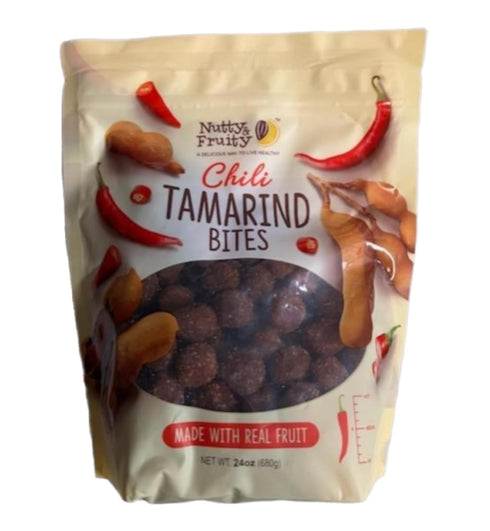 Stone Cove 26 oz (2 Nutty & Fruity Chili Tamarind Bites Bundle with Fridge Magnet - Per Bag - Made with Real Fruit