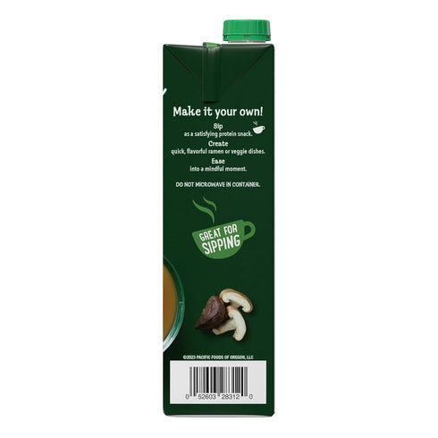 32 Pacific Foods, Broth Bone Chicken Black Garlic Shiitake Organic, Ounce