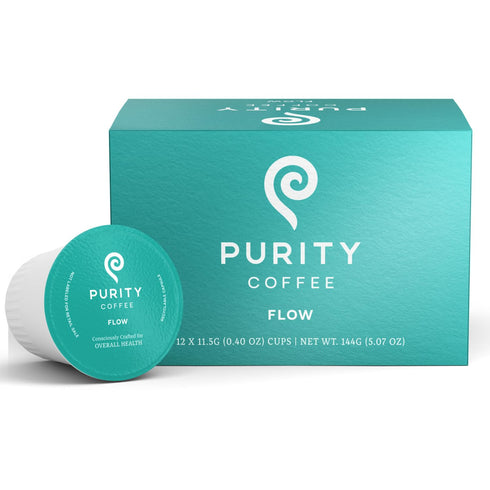 Purity Coffee FLOW Original Medium Roast K Pod Capsules (12ct Box) |