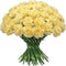 FlowerPrime 50 Yellow Carnations - Fresh Natural Cut Flowers