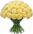 FlowerPrime 50 Yellow Carnations - Fresh Natural Cut Flowers