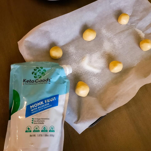 1:1 Keto Goods Monk fruit Sweetener with Allulose - White Sugar Substitute with Sugar Sweetness No Erythritol - Ideal