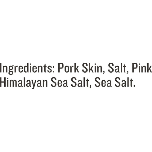 5 oz EPIC Pink Himalayan and Sea Salt Baked Pork Rinds, Keto Friendly, Protein Snacks