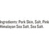 5 oz EPIC Pink Himalayan and Sea Salt Baked Pork Rinds, Keto Friendly, Protein Snacks