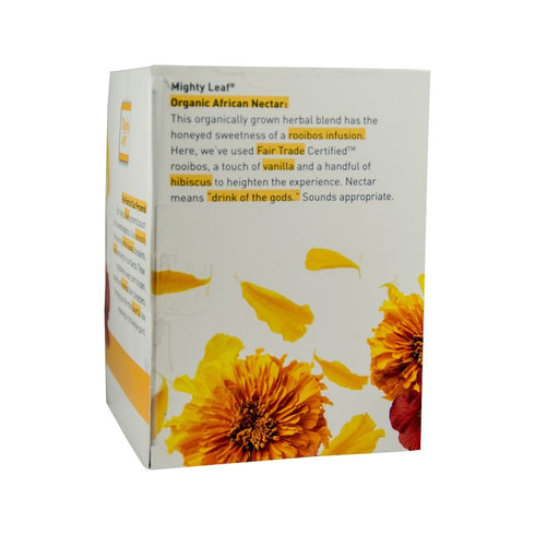 45 (Pack 3, 15CT Mighty Leaf Whole Leaf Tea, Organic African Nectar, Tea Bags of each) Individual Pyramid-Style Tea