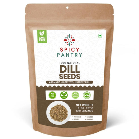 SPICY PANTRY Dill Seeds 2 lbs Whole, Aromatic Spice for Pickling, salad