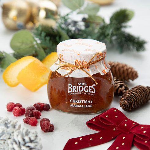 Generic Set 2, 8.8 Oz MRS. BRIDGES OF SCOTLAND, of Christmas Marmalade", Each, Imported from Scotland