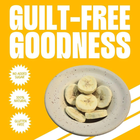 MOON Pack 6 (0.56 3.38 Freeze-Dried Banana, of Ounce each), Total Ounce, Crispy & Natural Indian Banana Snack, No