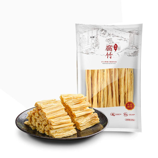 GDFFKS Dried Bean Curd Stick, Handmade Soy Tofu Dried Sticks, No Glue, Can