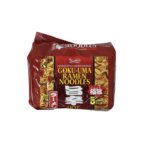 SHIRAKIKU Goku-Uma Ramen Noodles | Japanese Style Hot Flavour Instant Noodles |