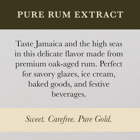 Cook's Pure Rum Extract for Baking, Ice Cream, Candies, and Cakes, 4 oz